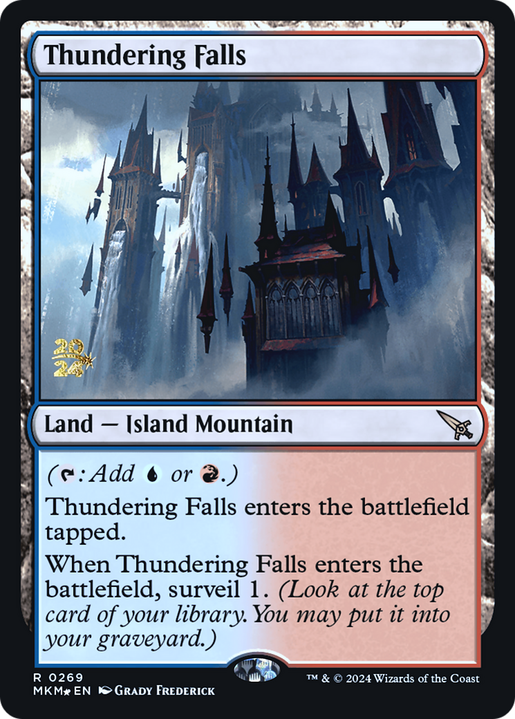 Thundering Falls [Murders at Karlov Manor Prerelease Promos] | Exor Games Summserside