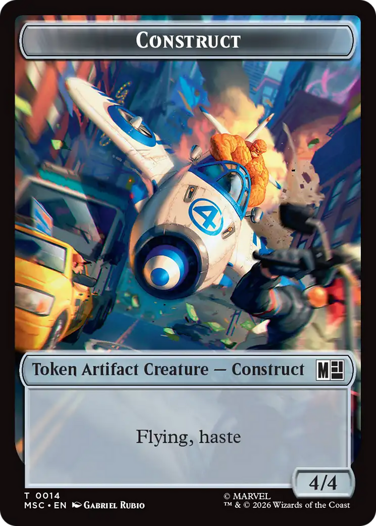Ox (007) // Construct (014) Double-Sided Token [Marvel Super Heroes Commander Tokens] | Exor Games Summserside