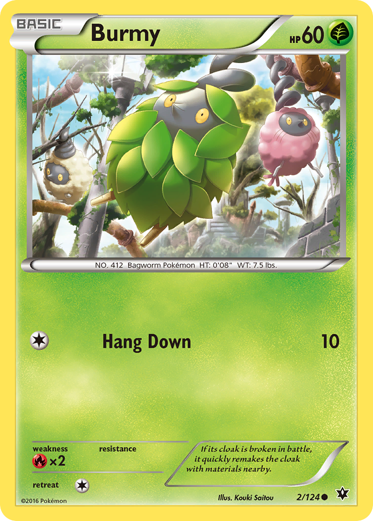 Burmy (2/124) [XY: Fates Collide] | Exor Games Summserside