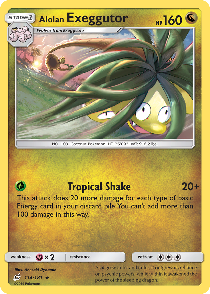 Alolan Exeggutor (114/181) [Sun & Moon: Team Up] | Exor Games Summserside