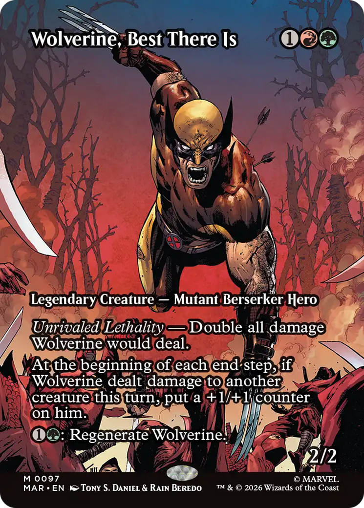 Wolverine, Best There Is (Borderless) [Marvel Universe: Eternal-Legal] | Exor Games Summserside
