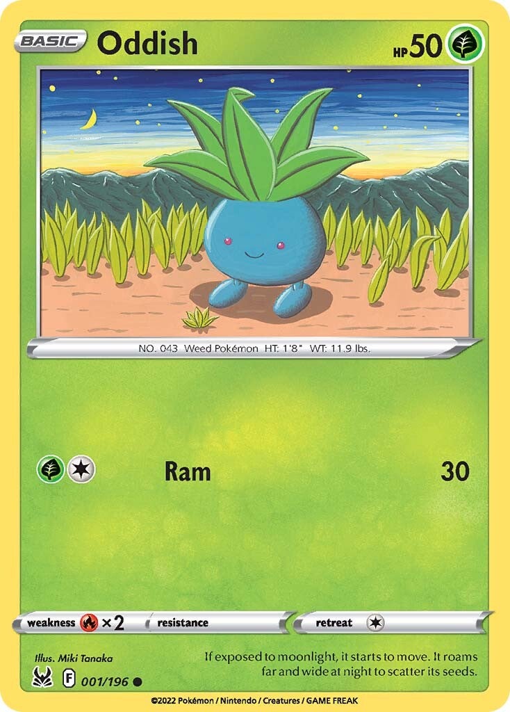 Oddish (001/196) [Sword & Shield: Lost Origin] | Exor Games Summserside