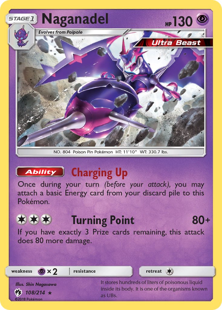Naganadel(108/214) (Theme Deck Exclusive) [Sun & Moon: Lost Thunder] | Exor Games Summserside