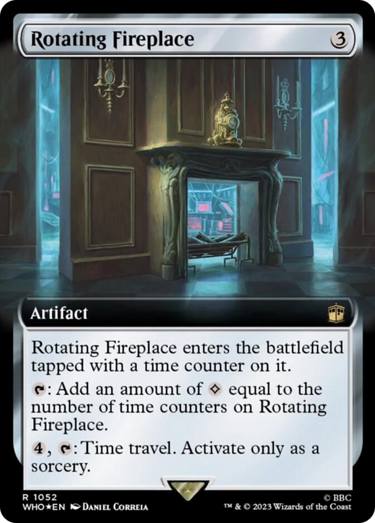 Rotating Fireplace (Extended Art) (Surge Foil) [Doctor Who] | Exor Games Summserside