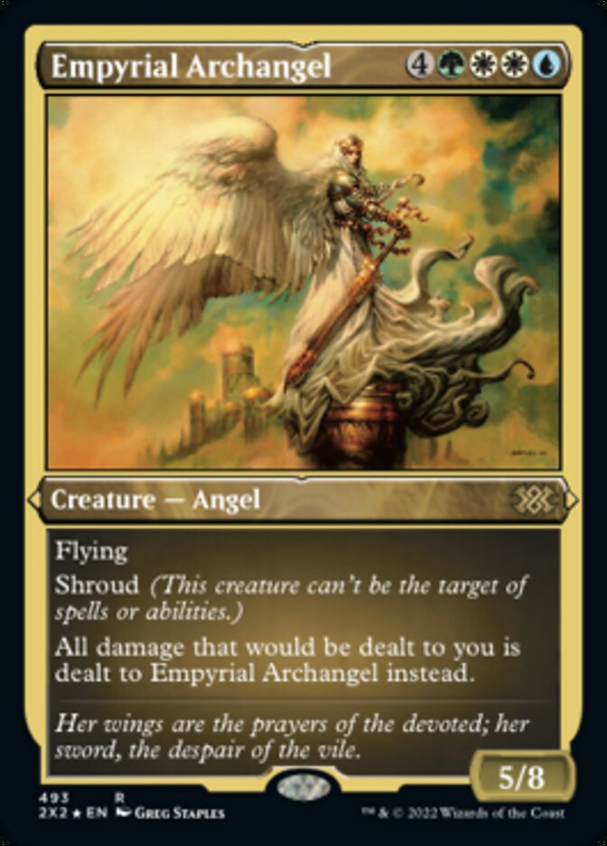 Empyrial Archangel (Foil Etched) [Double Masters 2022] | Exor Games Summserside