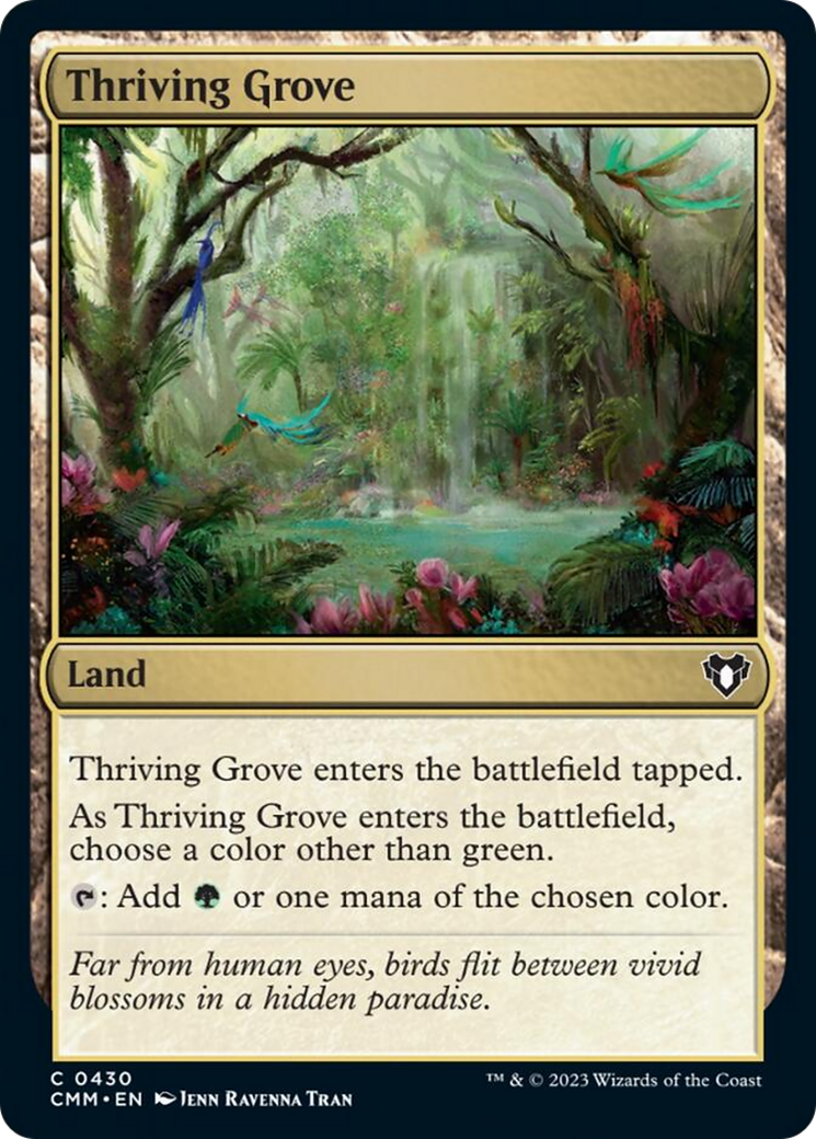 Thriving Grove [Commander Masters] | Exor Games Summserside