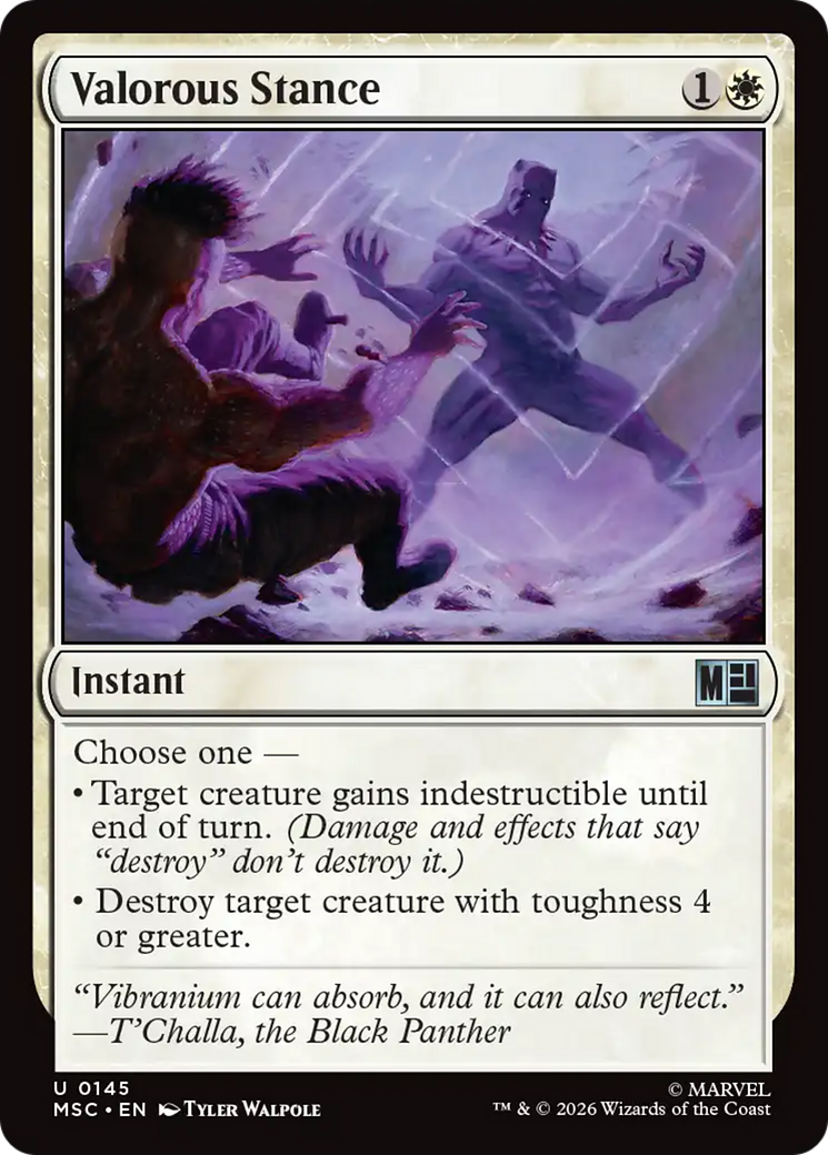 Valorous Stance [Marvel Super Heroes Commander] | Exor Games Summserside