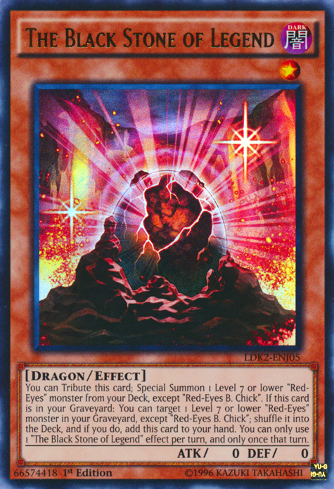 The Black Stone of Legend [LDK2-ENJ05] Ultra Rare | Exor Games Summserside