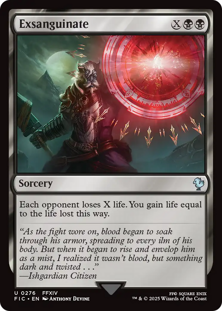 Exsanguinate [FINAL FANTASY Commander] | Exor Games Summserside