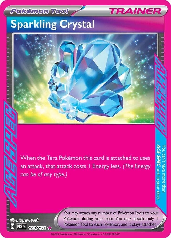 Sparkling Crystal (129/131) [Scarlet & Violet: Prismatic Evolutions] | Exor Games Summserside
