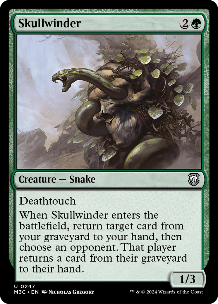 Skullwinder (Ripple Foil) [Modern Horizons 3 Commander] | Exor Games Summserside