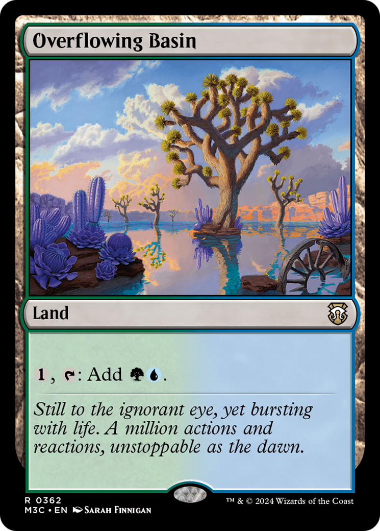 Overflowing Basin (Ripple Foil) [Modern Horizons 3 Commander] | Exor Games Summserside