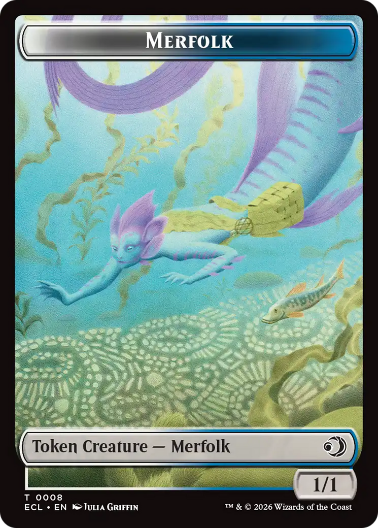 Shapeshifter // Merfolk Double-Sided Token [Lorwyn Eclipsed Tokens] | Exor Games Summserside