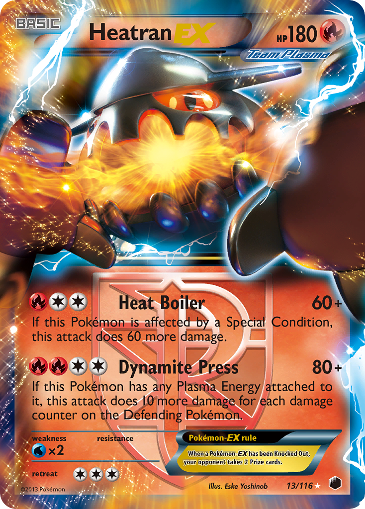 Heatran EX (13/116) [Black & White: Plasma Freeze] | Exor Games Summserside