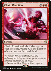 Chain Reaction [Phyrexia: All Will Be One Commander] | Exor Games Summserside
