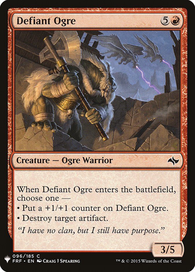 Defiant Ogre [Mystery Booster] | Exor Games Summserside