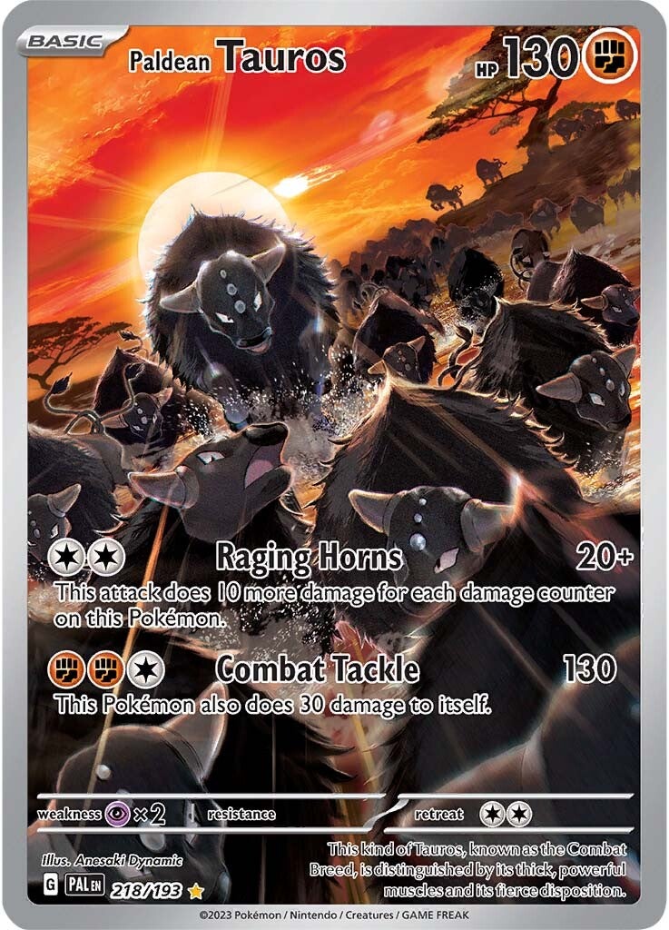 Paldean Tauros (218/193) [Scarlet & Violet: Paldea Evolved] | Exor Games Summserside