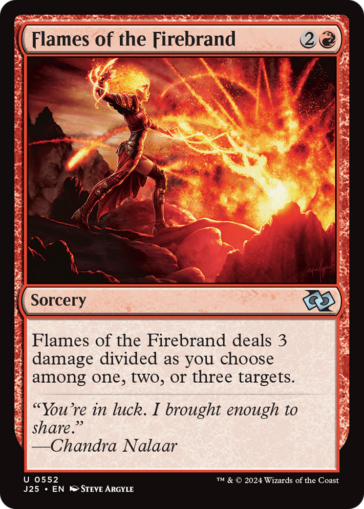 Flames of the Firebrand [Foundations Jumpstart] | Exor Games Summserside