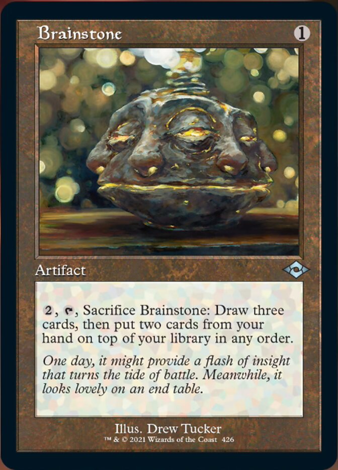 Brainstone (Retro Foil Etched) [Modern Horizons 2] | Exor Games Summserside