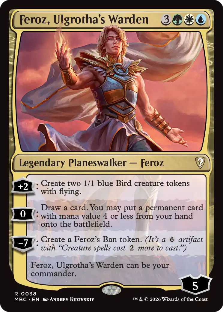 Feroz, Ulgrotha's Warden [Mystery Booster: Commander Edition] | Exor Games Summserside