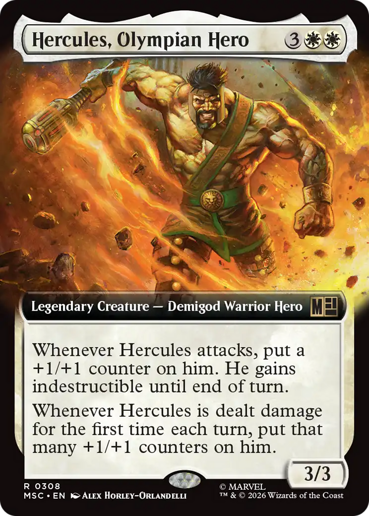 Hercules, Olympian Hero (Extended Art) [Marvel Super Heroes Commander] | Exor Games Summserside