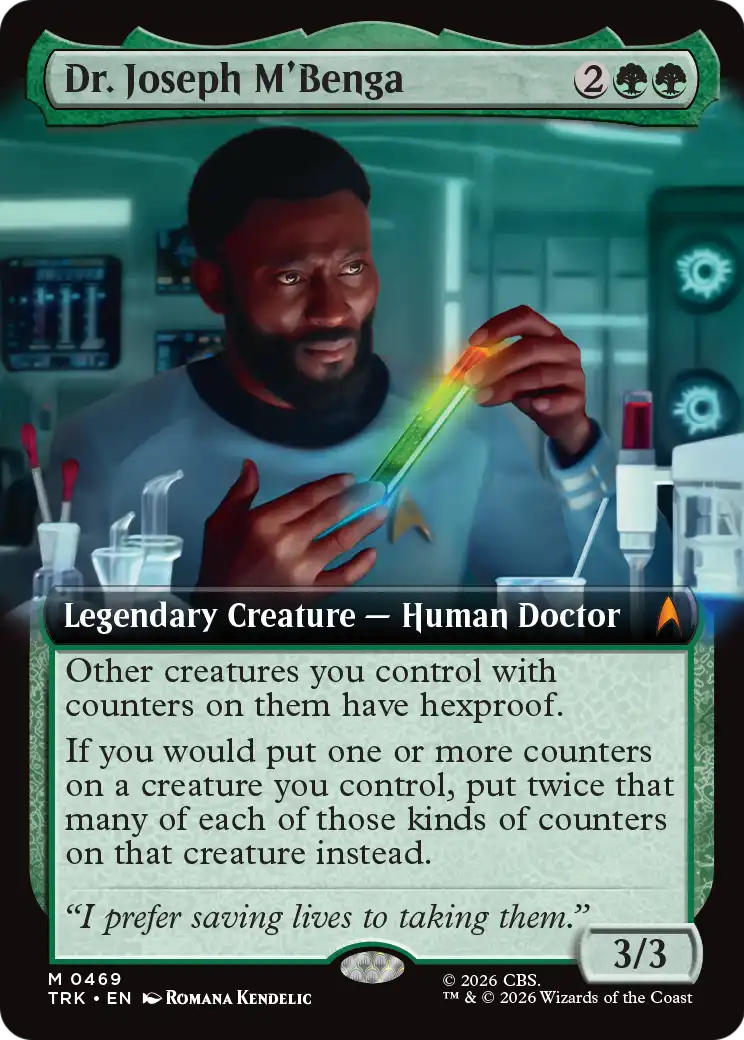 Dr. Joseph M'Benga (Extended Art) [Star Trek] | Exor Games Summserside