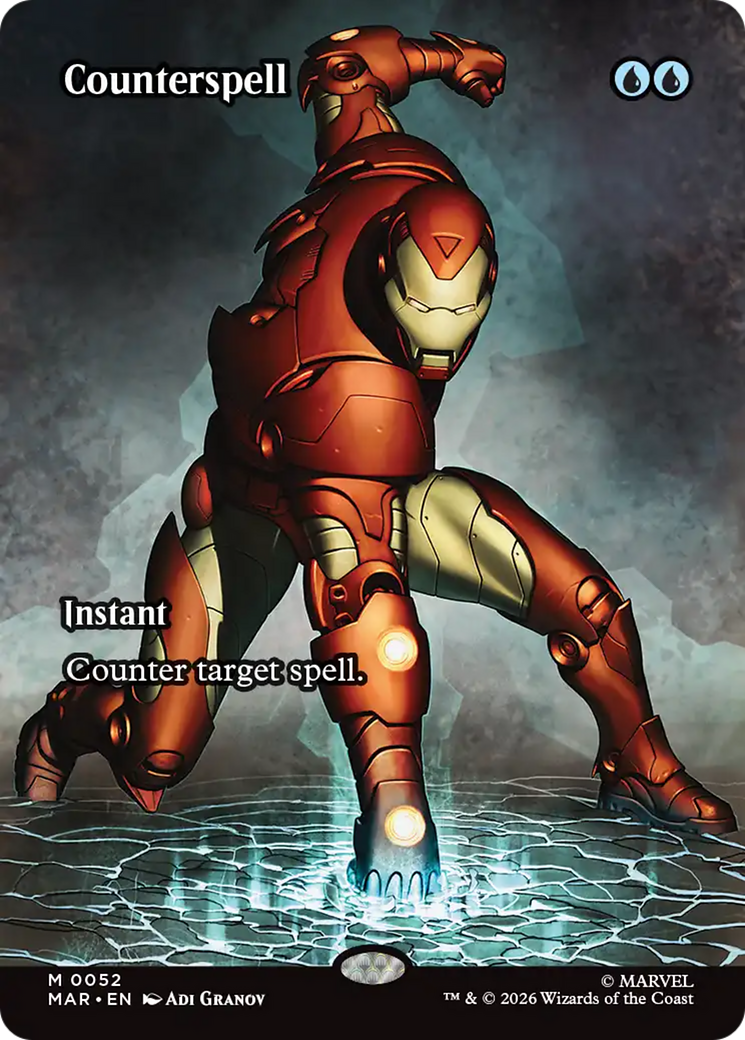 Counterspell (Borderless) (0052) [Marvel Universe: Eternal-Legal] | Exor Games Summserside