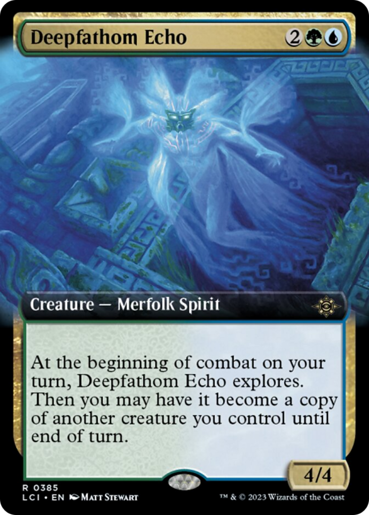 Deepfathom Echo (Extended Art) [The Lost Caverns of Ixalan] | Exor Games Summserside