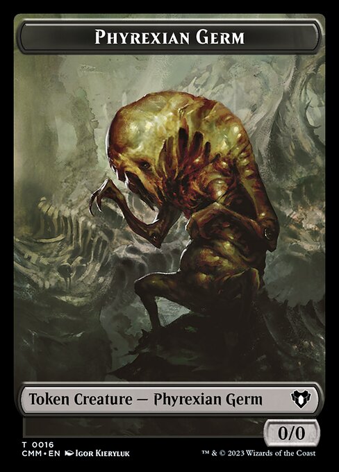 Eldrazi Spawn // Phyrexian Germ Double-Sided Token [Commander Masters Tokens] | Exor Games Summserside