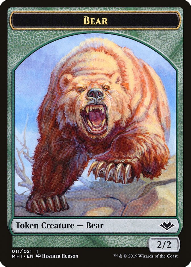 Bear Token [Modern Horizons Tokens] | Exor Games Summserside