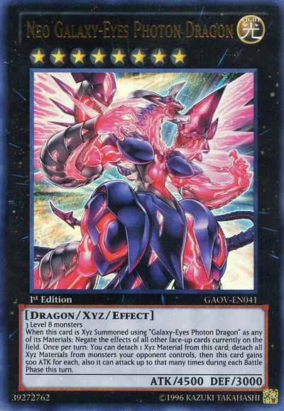 Neo Galaxy-Eyes Photon Dragon [GAOV-EN041] Ultra Rare | Exor Games Summserside