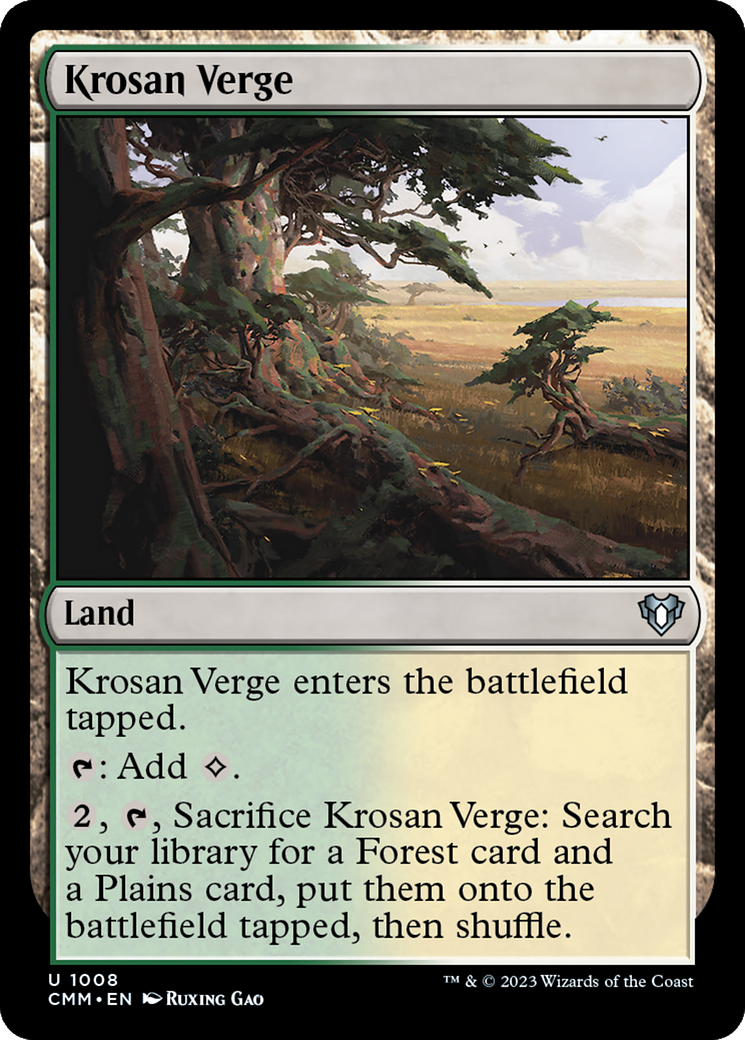 Krosan Verge [Commander Masters] | Exor Games Summserside