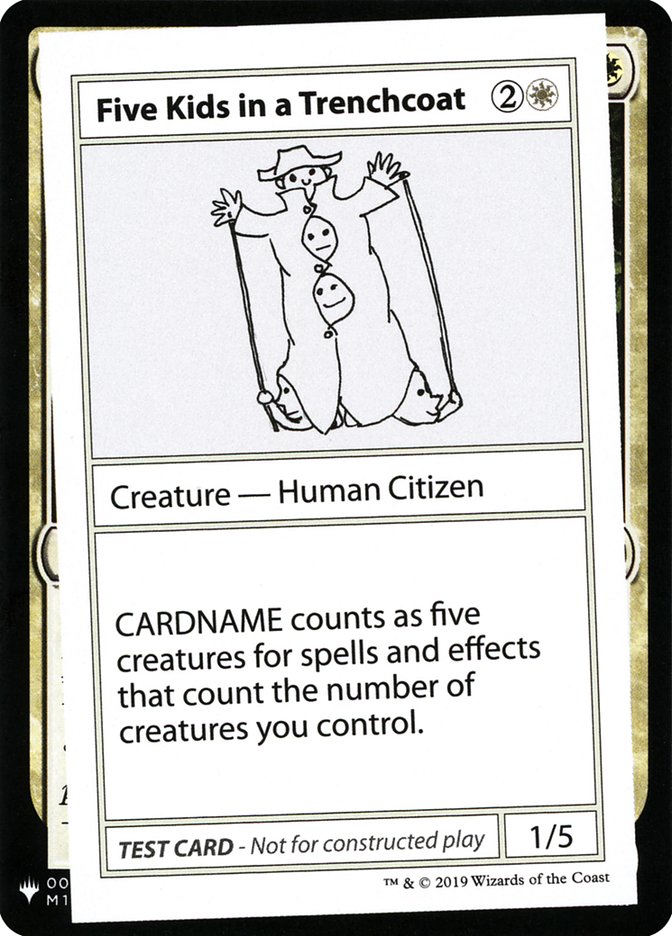 Five Kids in a Trenchcoat [Mystery Booster Playtest Cards] | Exor Games Summserside