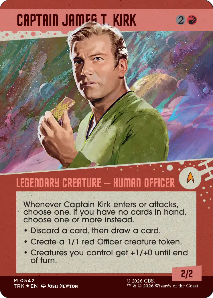 Captain James T. Kirk (Showcase) (Surge Foil) [Star Trek] | Exor Games Summserside