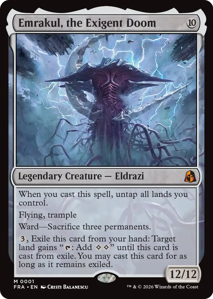 Emrakul, the Exigent Doom [Reality Fracture] | Exor Games Summserside