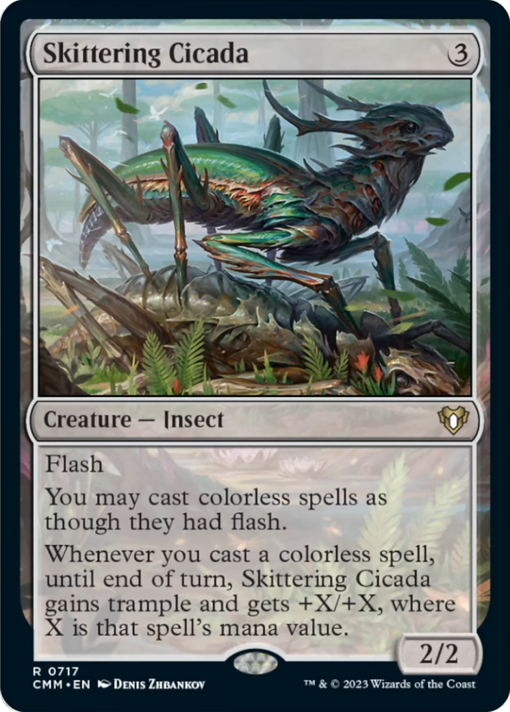 Skittering Cicada [Commander Masters] | Exor Games Summserside