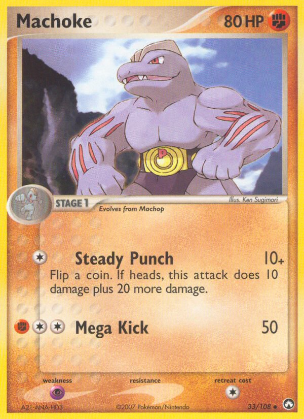Machoke (33/108) [EX: Power Keepers] | Exor Games Summserside