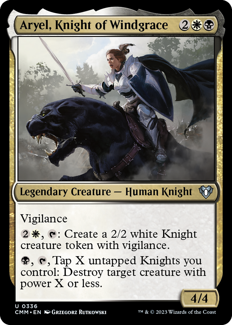 Aryel, Knight of Windgrace [Commander Masters] | Exor Games Summserside