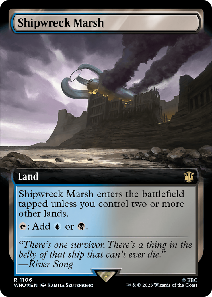 Shipwreck Marsh (Extended Art) (Surge Foil) [Doctor Who] | Exor Games Summserside