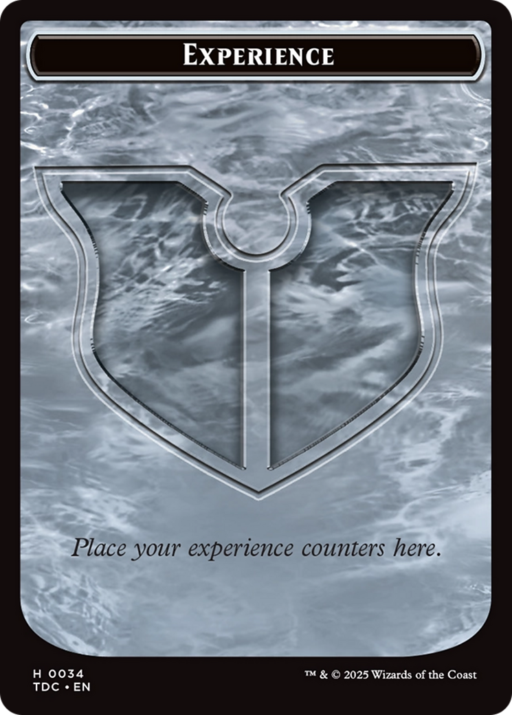 Experience // Treasure Double-Sided Token [Tarkir: Dragonstorm Commander Tokens] | Exor Games Summserside