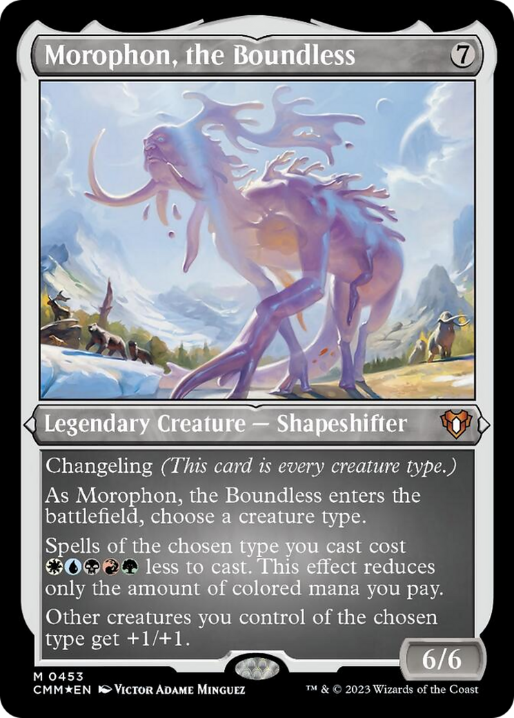 Morophon, the Boundless (Foil Etched) [Commander Masters] | Exor Games Summserside