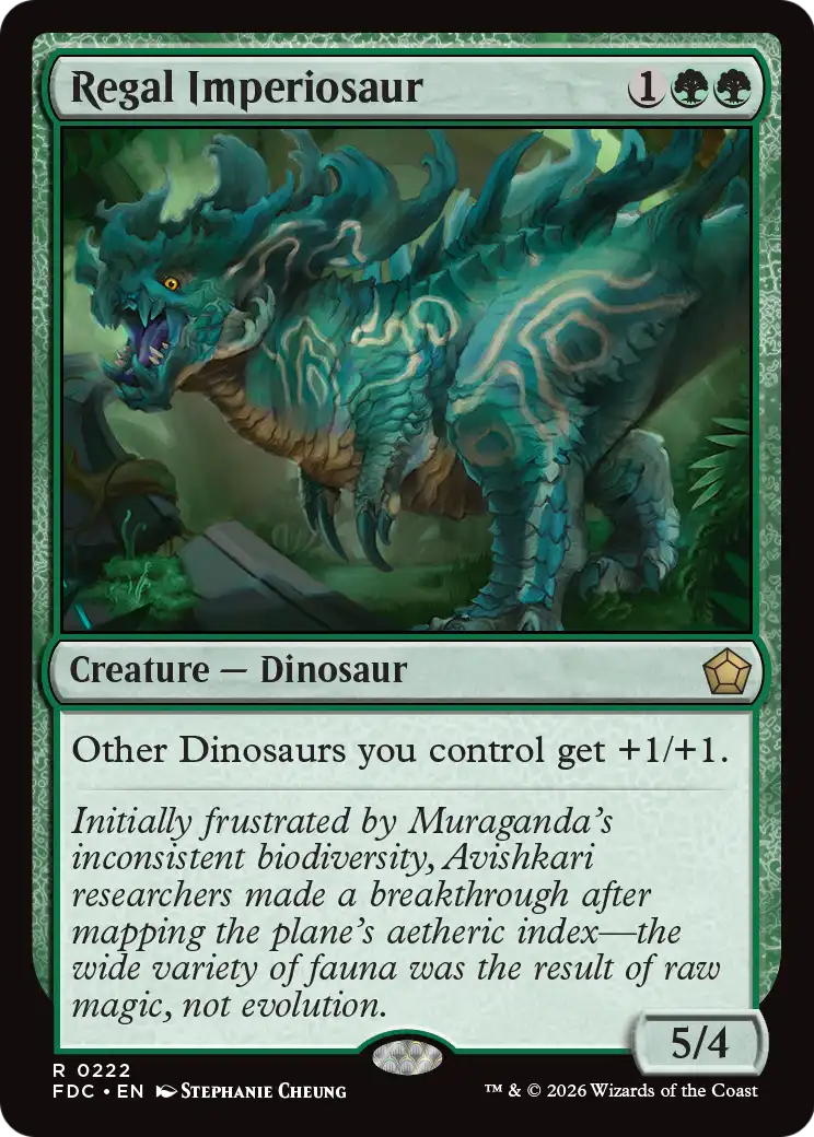 Regal Imperiosaur [Foundations Commander] | Exor Games Summserside
