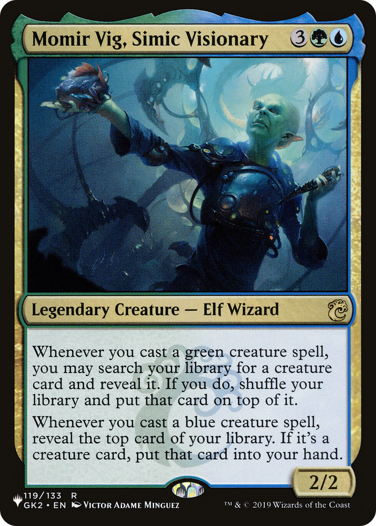 Momir Vig, Simic Visionary [The List Reprints] | Exor Games Summserside