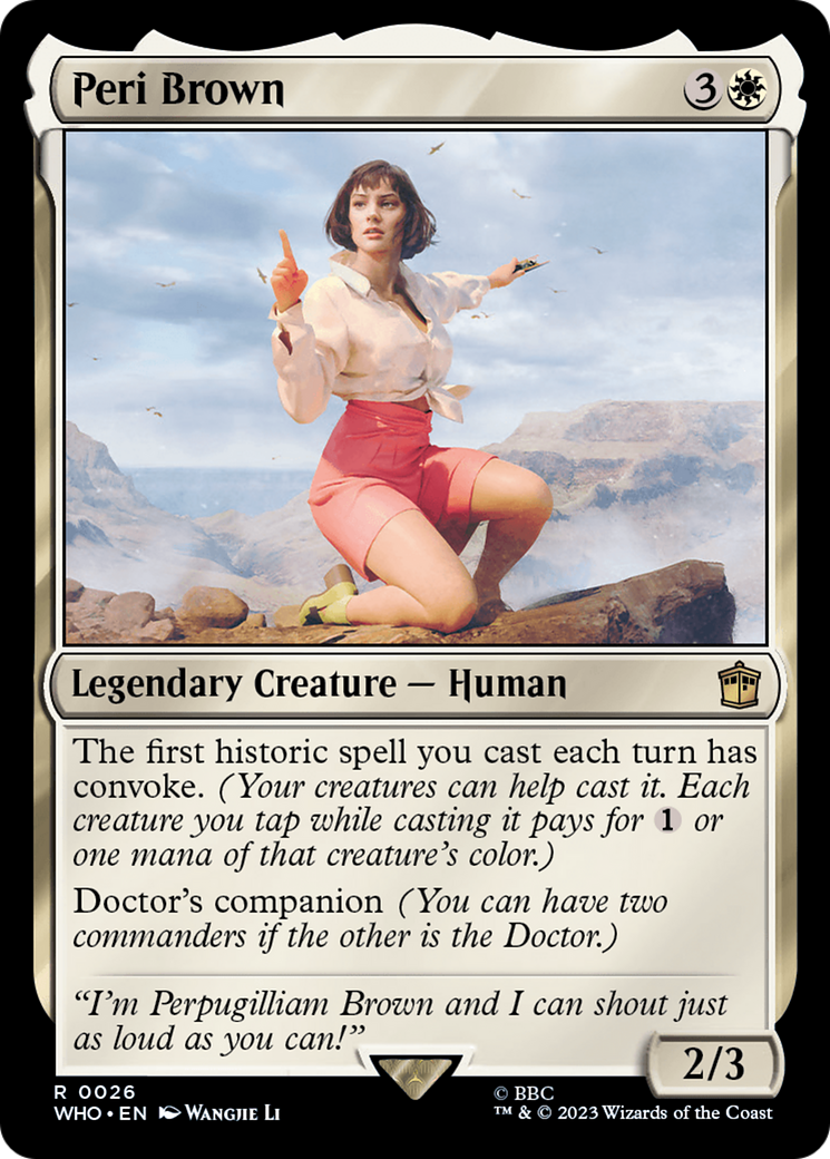 Peri Brown [Doctor Who] | Exor Games Summserside