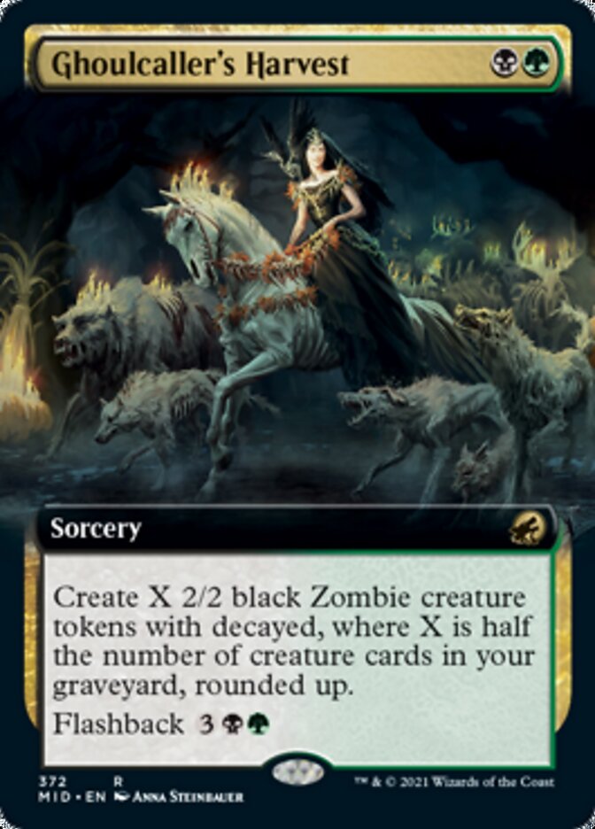 Ghoulcaller's Harvest (Extended Art) [Innistrad: Midnight Hunt] | Exor Games Summserside