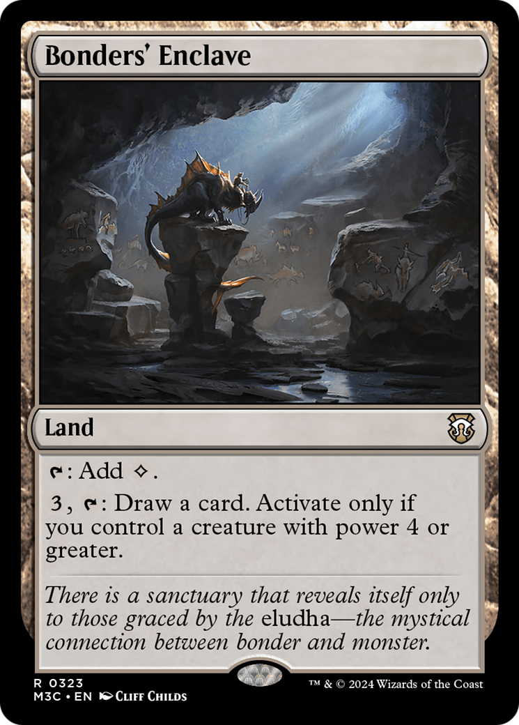 Bonders' Enclave (Ripple Foil) [Modern Horizons 3 Commander] | Exor Games Summserside