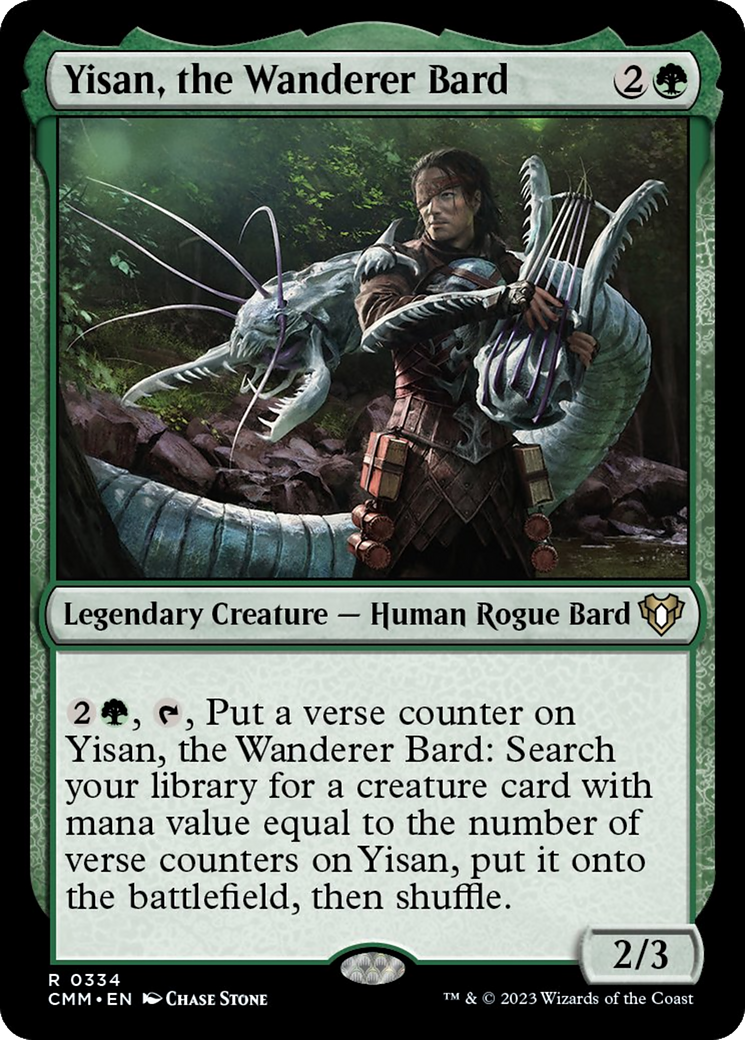 Yisan, the Wanderer Bard [Commander Masters] | Exor Games Summserside