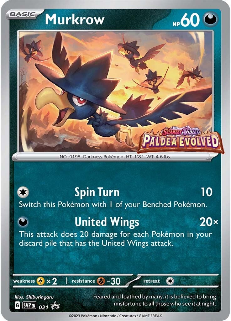 Murkrow (021) [Scarlet & Violet: Black Star Promos] | Exor Games Summserside