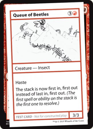 Queue of Beetles (2021 Edition) [Mystery Booster Playtest Cards] | Exor Games Summserside