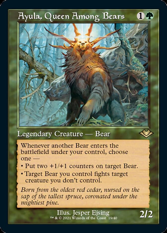 Ayula, Queen Among Bears (Retro Foil Etched) [Modern Horizons] | Exor Games Summserside